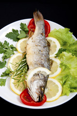 Roasted Sea Bass