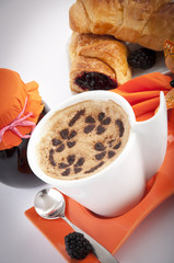 cup of cappuccino