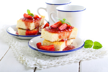 Cheesecake slices