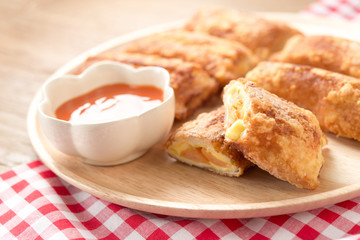 Fried cheese sandwich