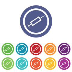 Vaccine signs colored set