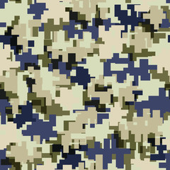 Digital / Modern camouflage seamless pattern