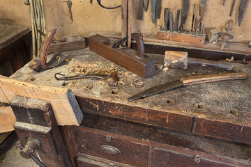 old carpenter's bench