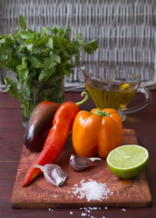 Homemade Salsa Sauce in a Bowl