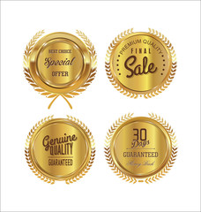 Premium, quality retro vintage labels collection