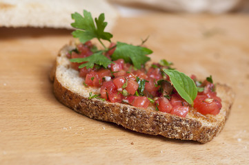 Italian bruschetta