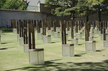 Oklahoma city bombing memorial in Oklahoma City