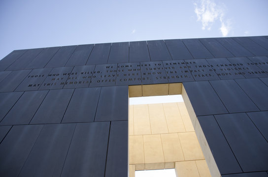 Oklahoma City Bombing Memorial In Oklahoma City.