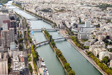 Paris aerial view