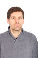 Fototapeta premium Beautiful man doing differnt expressions