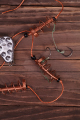 Fishing tools, hooks © maksimka37