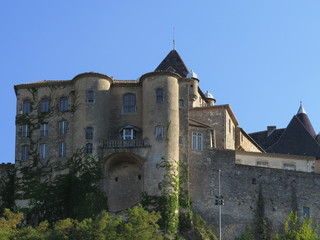 Fototapeta na wymiar Château d'Aubenas - Castle of Aubenas, Ardeche, Provence, France