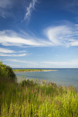 Baltic Sea in summer . beautiful scenery