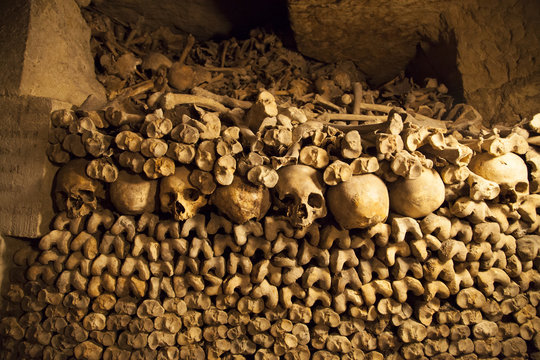 Catacombs of Paris.