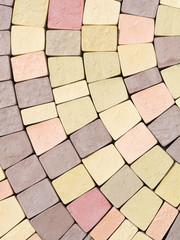 Colorful paving (floor) tile