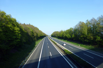 Fototapeta premium Autobahn A 3 bei Höchstadt