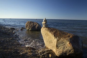 stones stacked on each other