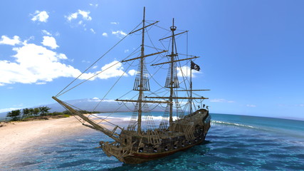 Fototapeta premium 帆船