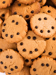 Homemade cocoa cookies