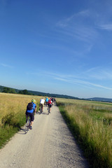 Fototapeta premium Radtour in Franken