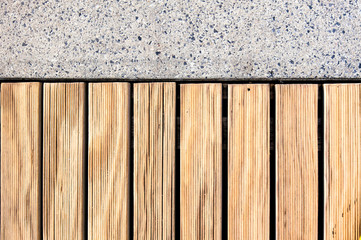 Wood and concrete floor background