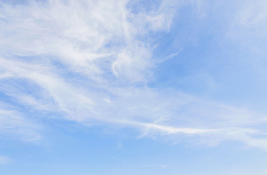 White cloud on blue sky