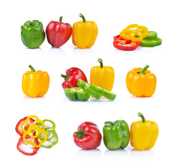 Bell pepper  isolated on white background