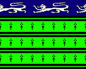 Authentic medieval heraldry shields