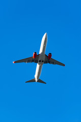 Airplane in the sky