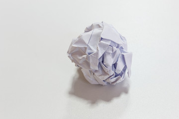 Crumpled paper