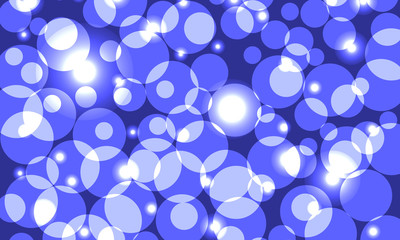 Blur light blue vector illustration background.