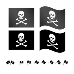Pirate Flags EPS 10