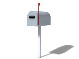 home type metalic mailbox