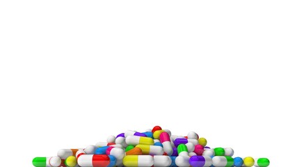 pill capsules stack