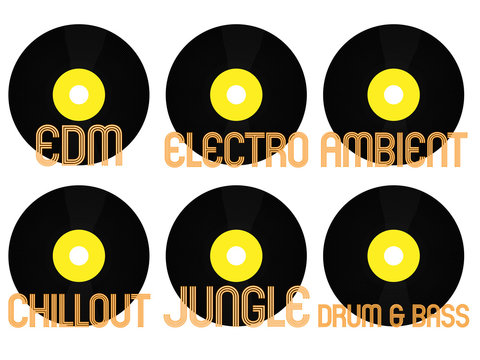 Electronic Music Genres Vinyl 7