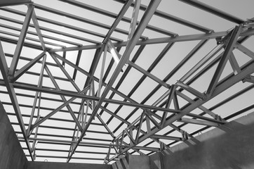 Steel Roof Black and White-13