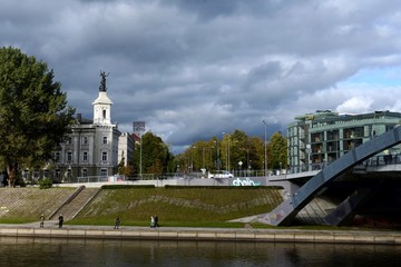 Naklejka na ściany i meble Vilnius - capital of Lithuania