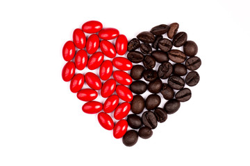 drug and coffee bean