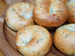 青紫蘇ベーグル