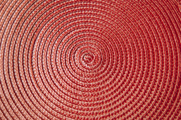 Fototapeta na wymiar texture of woven fiber of a table mat