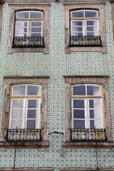 Fototapeta na wymiar Fassade in Porto, Portugal