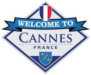 cannes france sticker