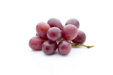Grape on the white background. Fresh  berry.