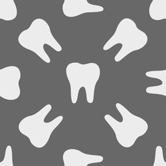 seamless pattern with tooth