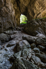Fototapeta na wymiar Cetatile Ponorului cave entrance