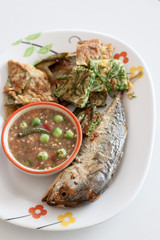 Fried fish with chili paste