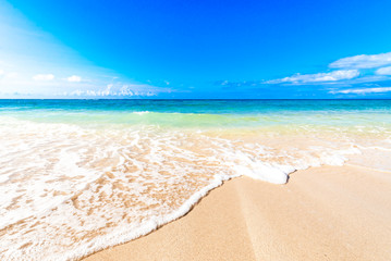 Fototapeta na wymiar Beautiful sea and the beach, Okinawa, Japan