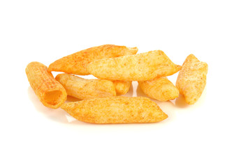 Potato snack with paprika powder