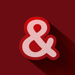 Volume icons symbol: ampersand
