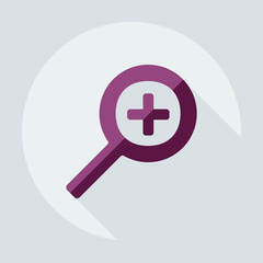 Obraz premium Flat modern design with shadow icon player